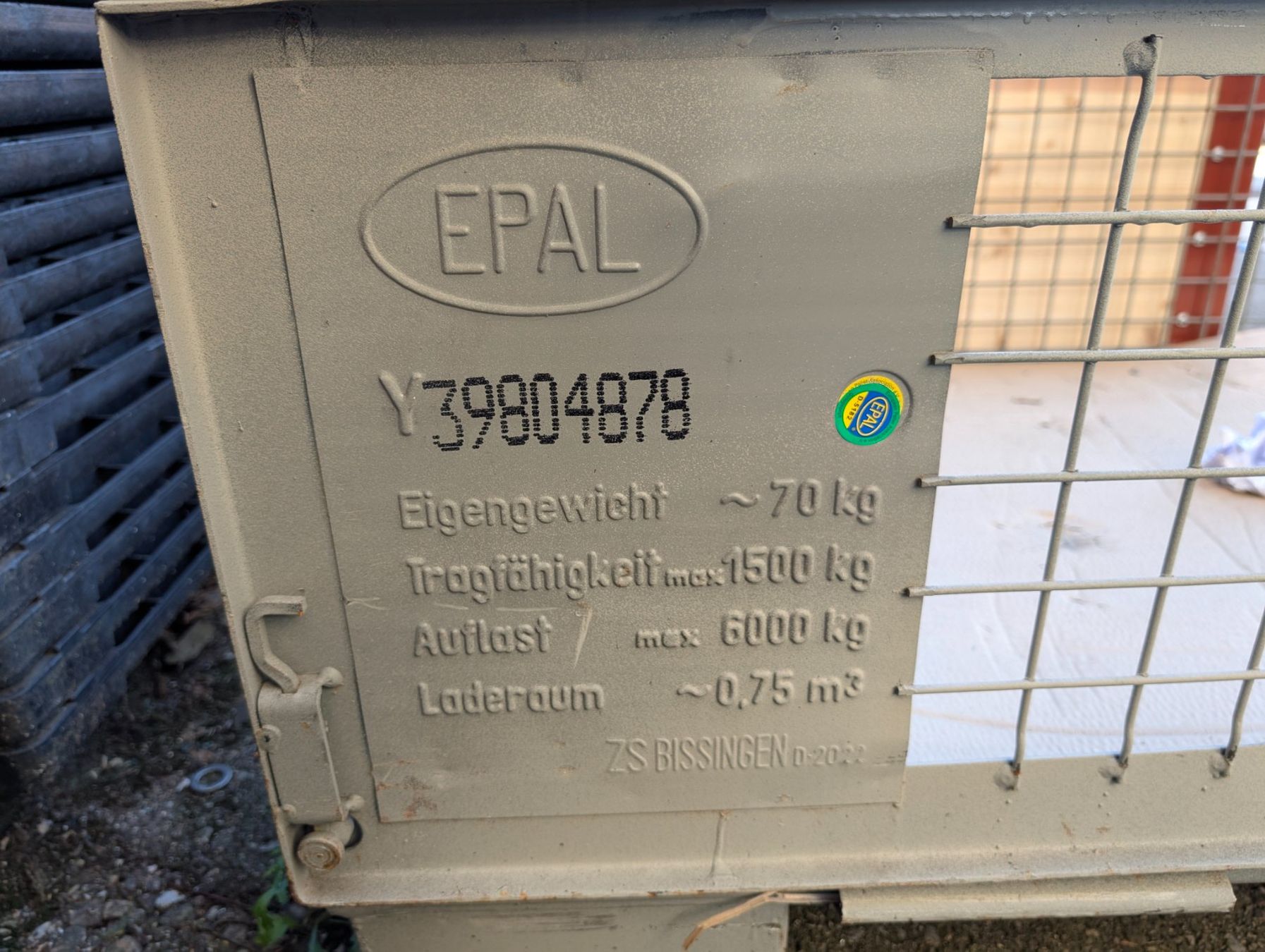 Griglie e Inferriate: Gitterboxpaletten – Usato da Kirchberg venduto da Beluga9533 2
