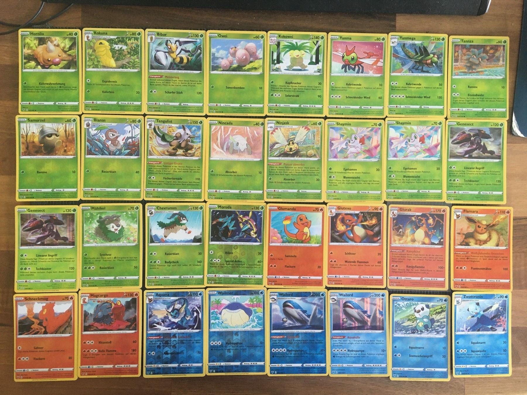 Pokémon Carte collezionabili: Pokemon Farbenschock 155 Reverse Holo Set Sammlung Deutsch – Nuovo (secondo la descrizione) da Wabern venduto da Collectfun