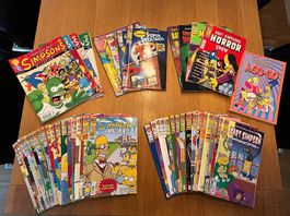Simpsons Comics 47 Stück inkl. Bart Simpson & Spezialhefte