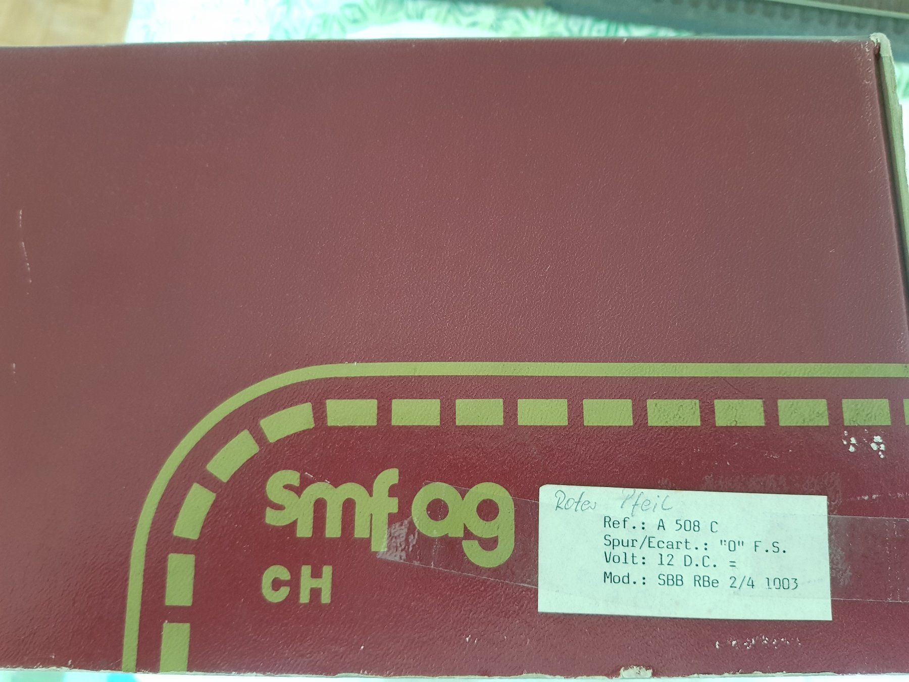 Modellini di ferrovie: SMF: Roter Pfeil 1005 – Usato da Luzern venduto da inca55 6