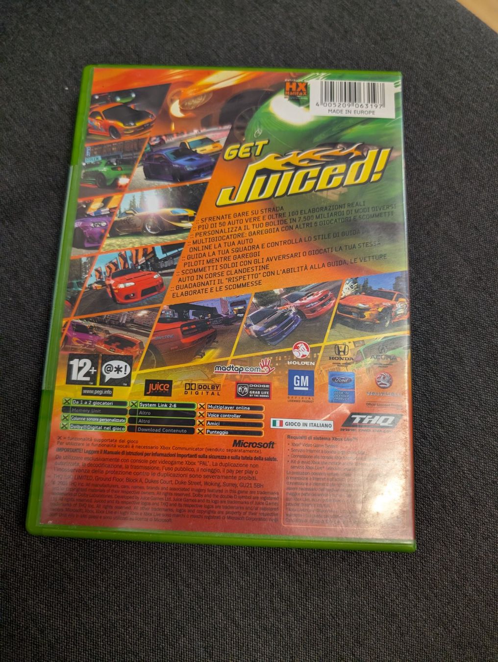 Giochi: Juiced Microsoft Xbox – Usato da Giubiasco venduto da Ticinerd 1