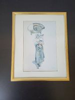 Druck von Aquarell von Carl August Liner