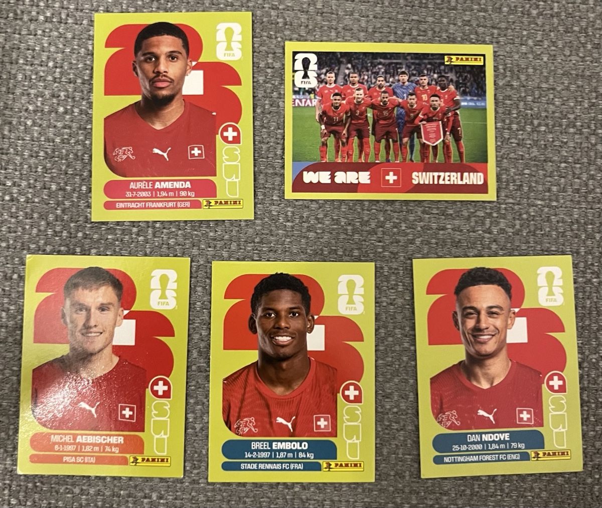 Panini Cartes à collectionner: Panini Sticker Schweiz – Neuf (Voir description) à Stäfa par greety1981