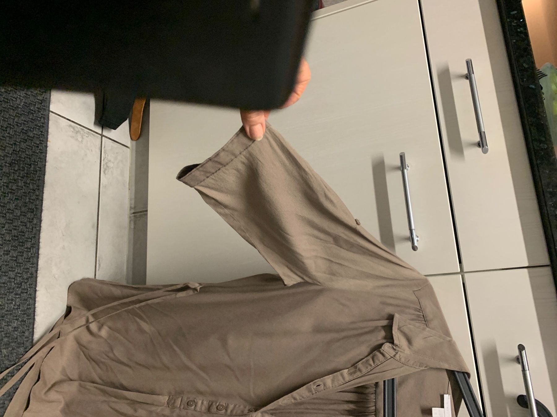 Camicette: Longbluse von voegele gr 36 braun – Usato da Bad Zurzach venduto da Cuore34 1