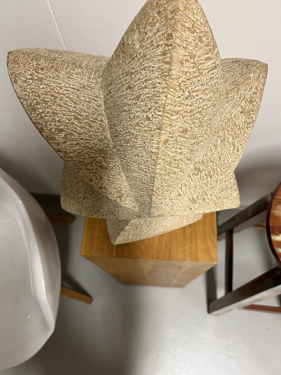 Sculture & Statue: Original Steinskulptur ModerArt Monogramm AT – Usato da Hombrechtikon venduto da vespa1954 7