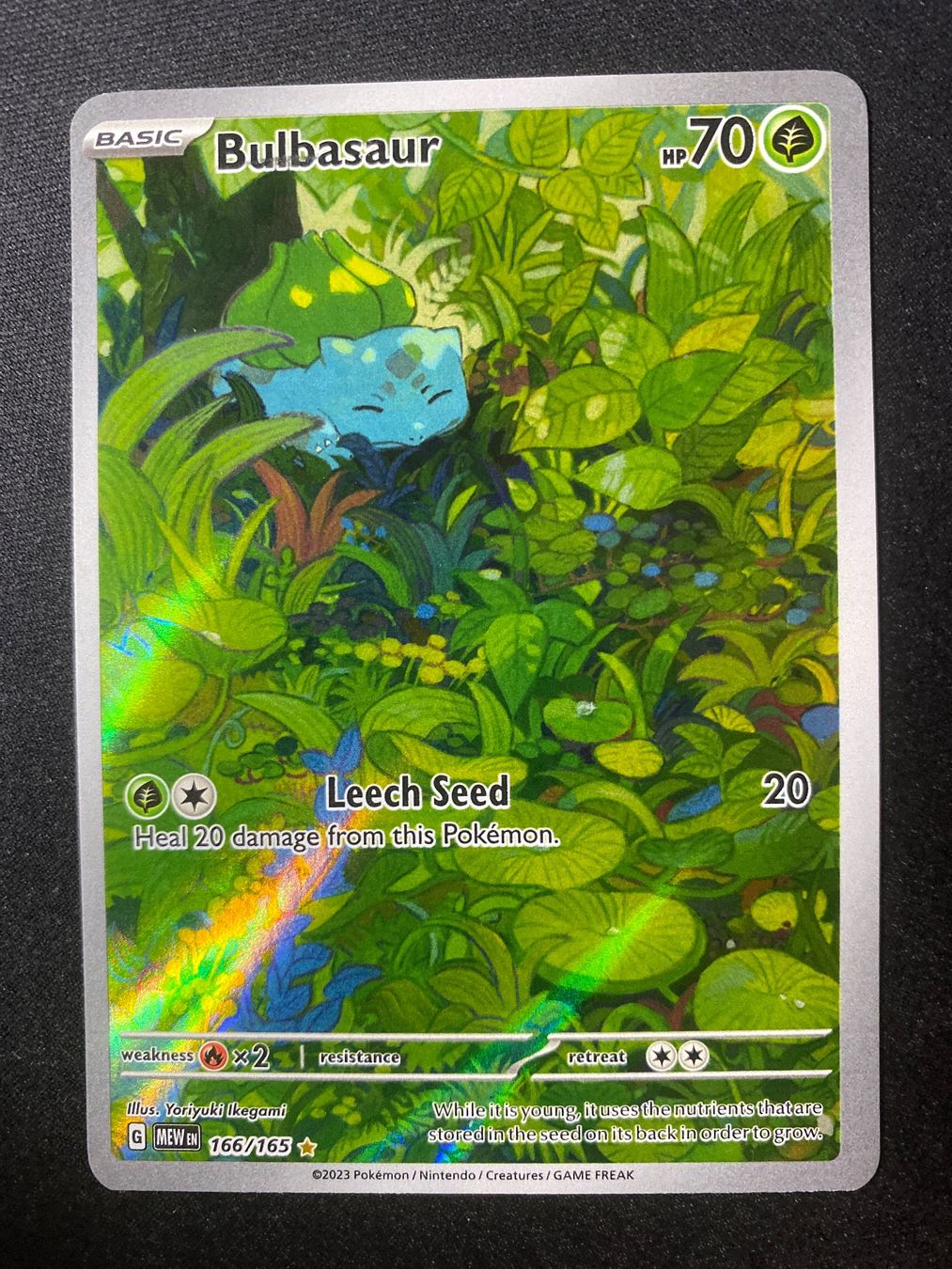 Pokémon Carte collezionabili: Bulbasaur 166 - Bisasam - Bulbizarre - MEW 151 - EN – Nuovo (secondo la descrizione) da Hausen AG venduto da Shrade