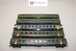 ROCO 5x SBB CFF FFS Einheitswagen DC H0 mit OVP und EVP