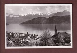 WEGGIS und die Alpen - Kirche - 1938