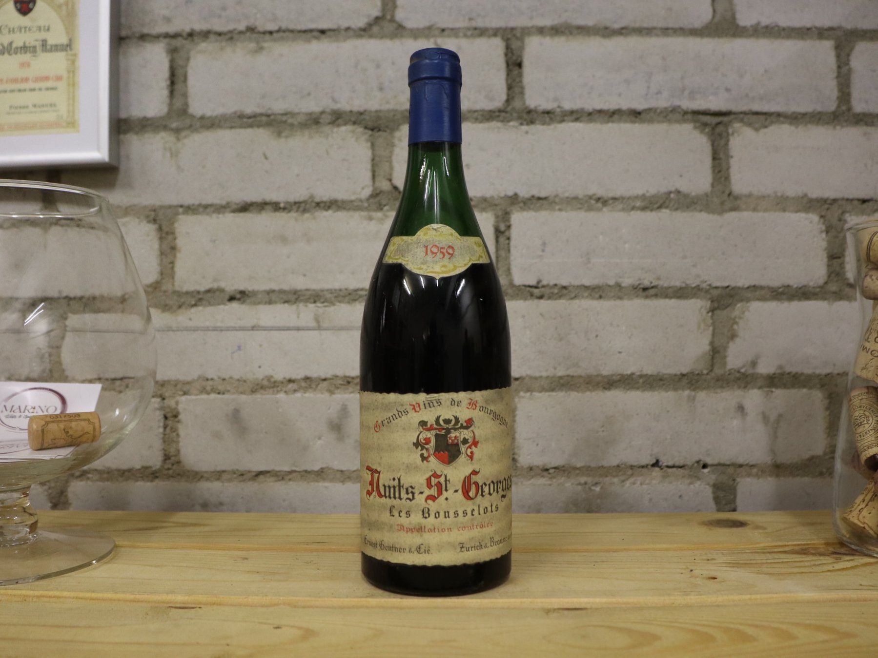 Vino: 1959 Nuits St. Georges Les Bousselots – Nuovo (secondo la descrizione) da Münchenstein venduto da wusmarino