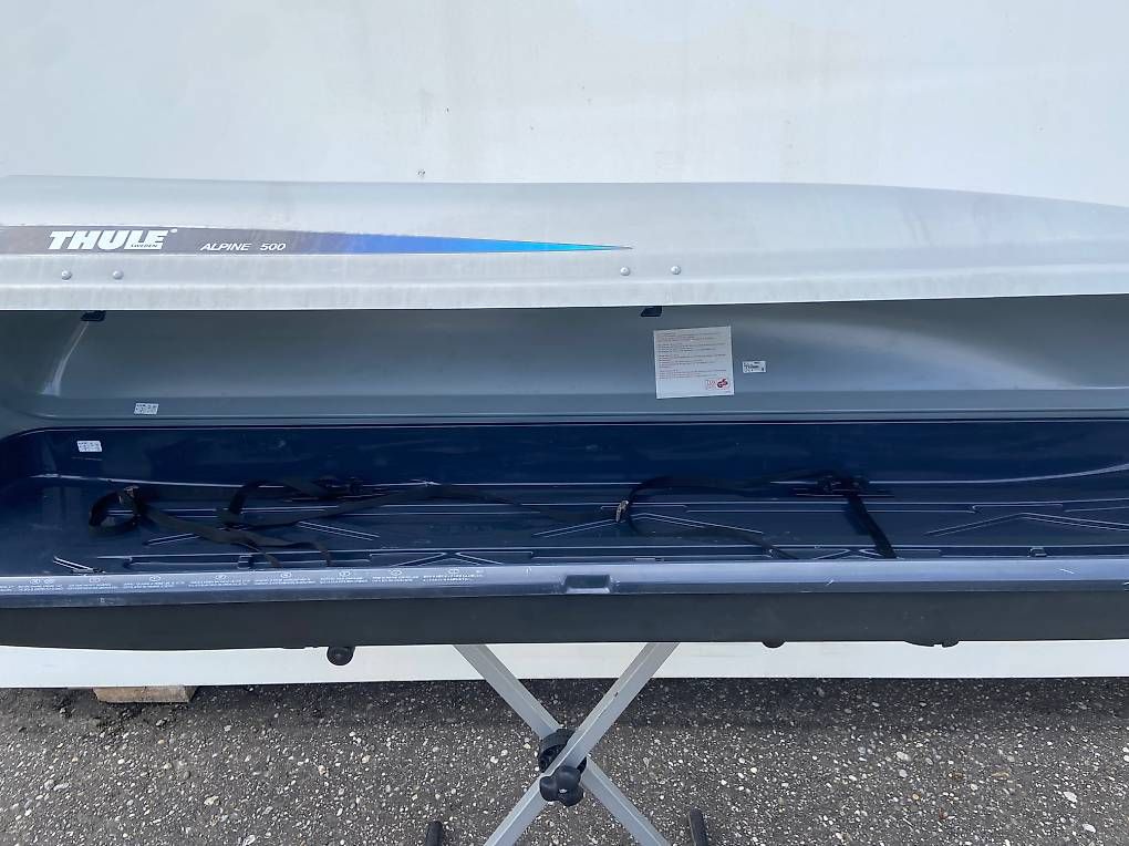 Box da tetto: Dachbox Thule Alpine 500 mit oder ohne Dachträger – Usato da Leuzigen venduto da Doppelrad 1