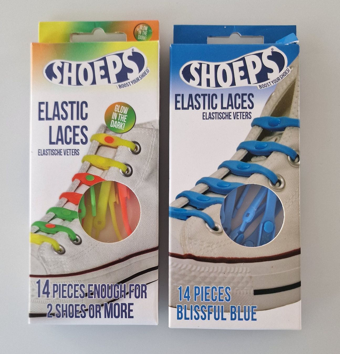 Altro in  Abbigliamento & Accessori: SHOEPS elastische Schnürsenkel 2x14 Stk. – Nuovo e nell'imballaggio originale da Meggen venduto da Lunime