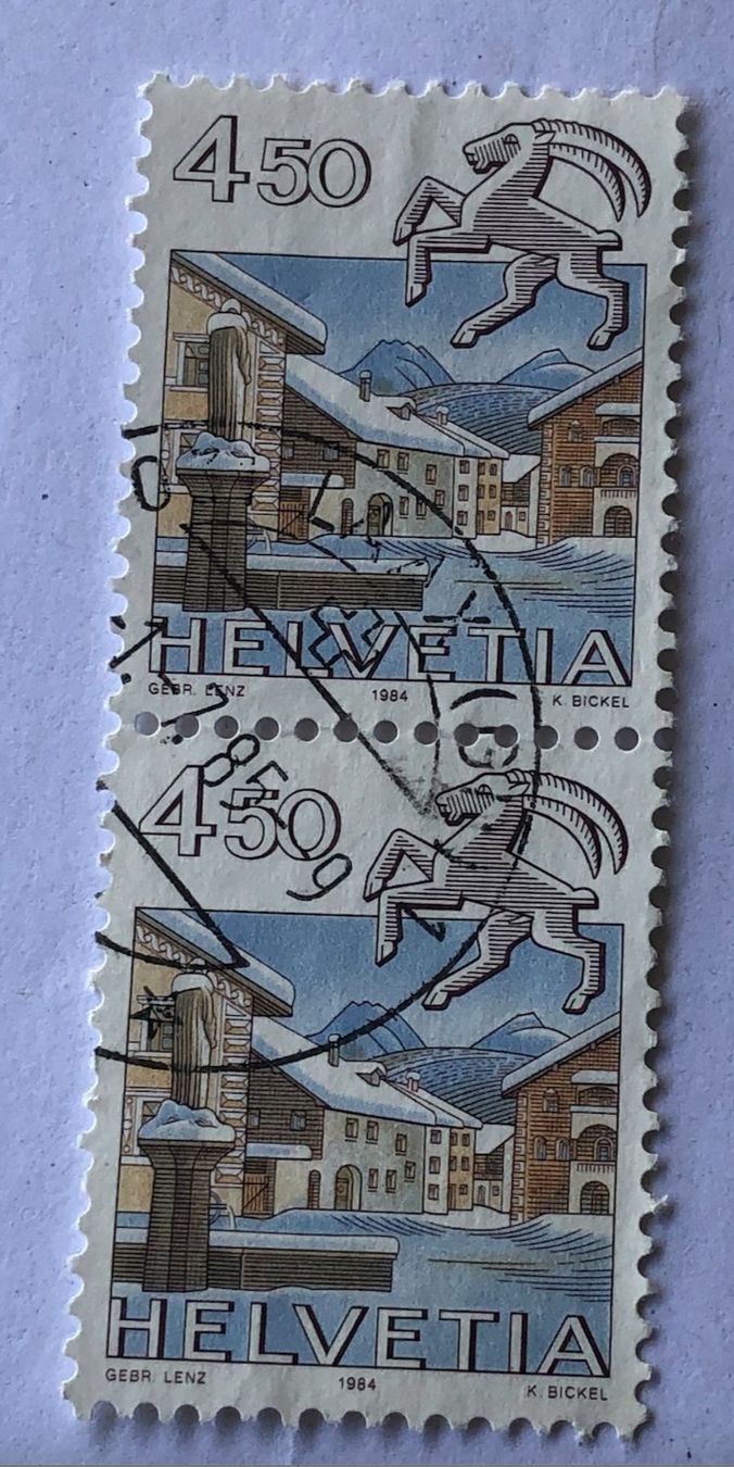 Alle Briefmarken: Nr.693 Paar  mit gestempelt – Gebraucht aus Aarau von Billa007