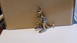 Goldener Känguru-, Vintage Deko, Top Zustand!