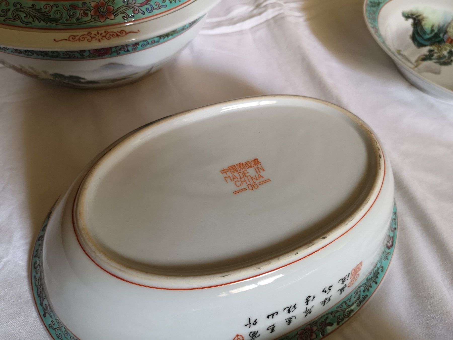 Set di piatti: Set piatti dipinti Cinesi (92 pezzi!) – Nuovo e nell'imballaggio originale da Losone venduto da NSX 8
