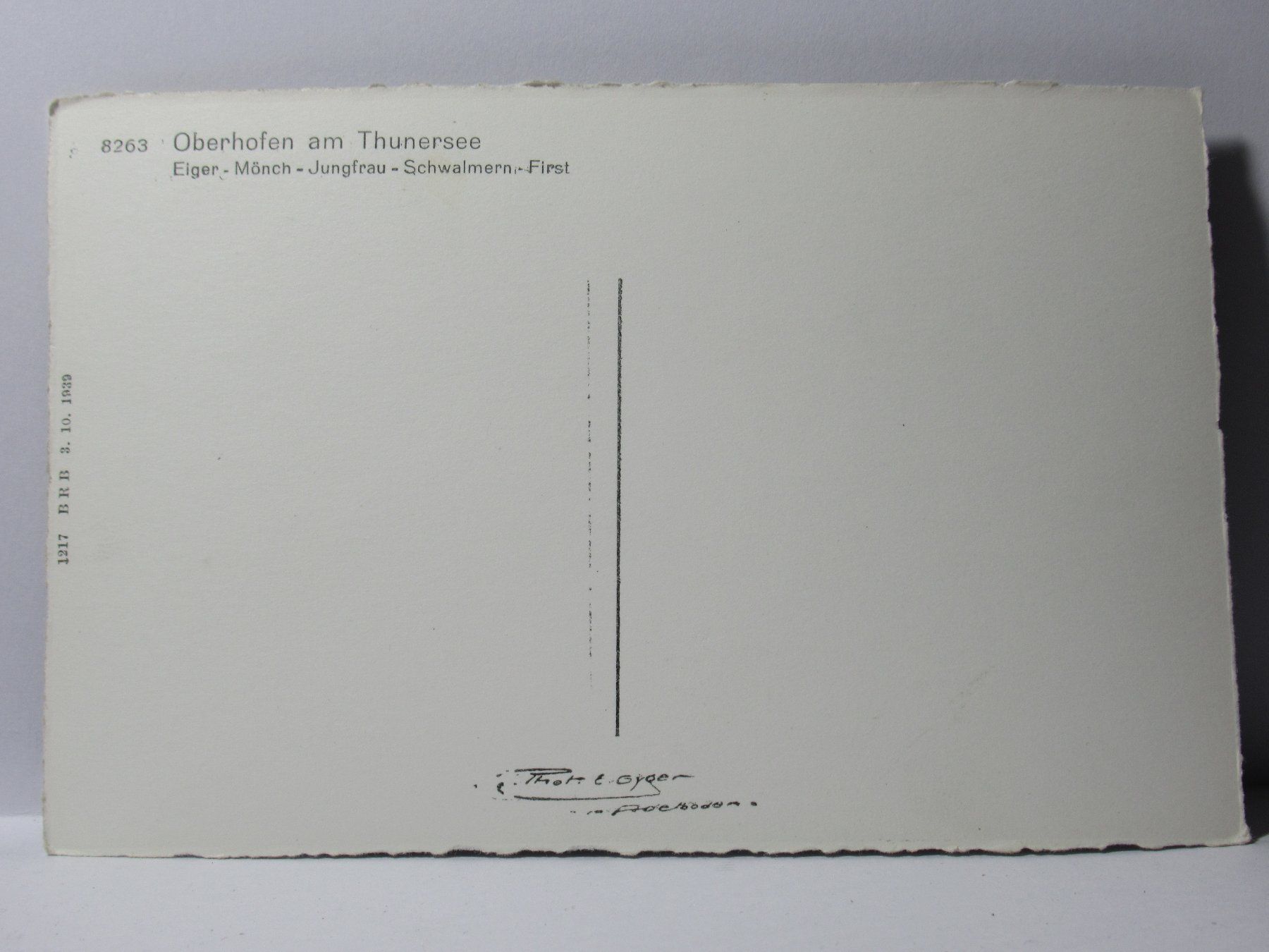 Cartoline postali: Oberhofen am Thunersee , Schloss – Nuovo (secondo la descrizione) da Grenchen venduto da Bluemchen1900 1