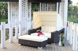 💥 MEGA DEAL –65 % - Beach Chair mit Bank