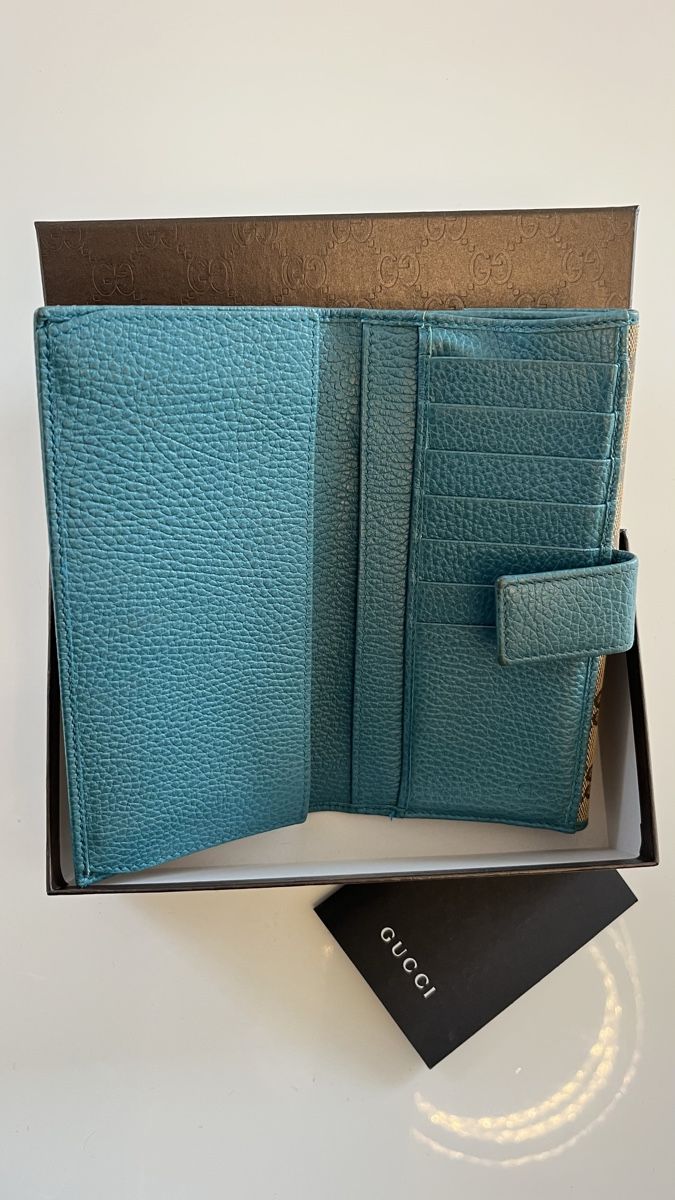 Gucci Portamonete: Original lLong wallet gucci canvas leather  with replace db – Nuovo (secondo la descrizione) da Glattpark(Opfikon) venduto da Sbitizi 2