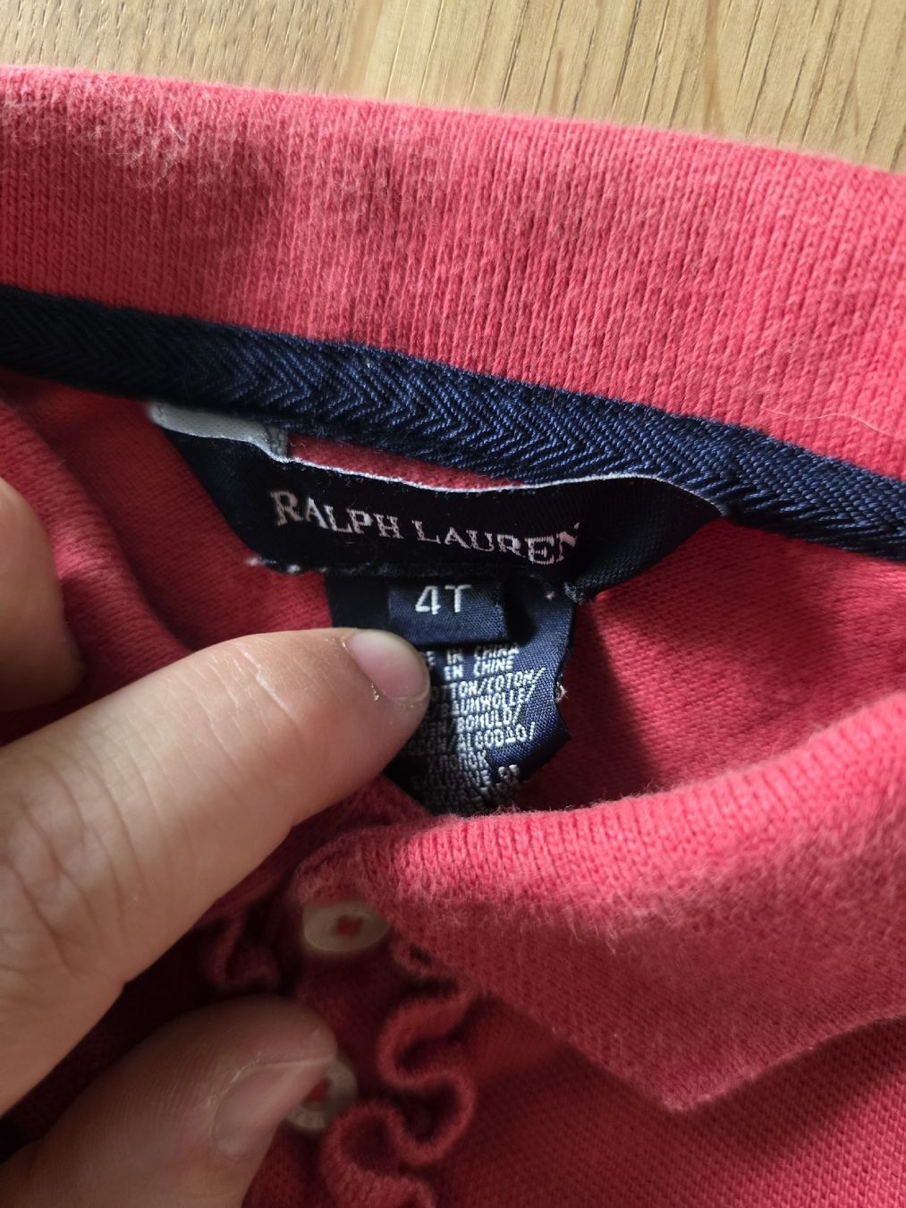 Camicette, T-shirt & Top: Ralph Lauren Polo Shirt Mädchen Size 4 – Usato da Altstätten SG venduto da Carrybones 2