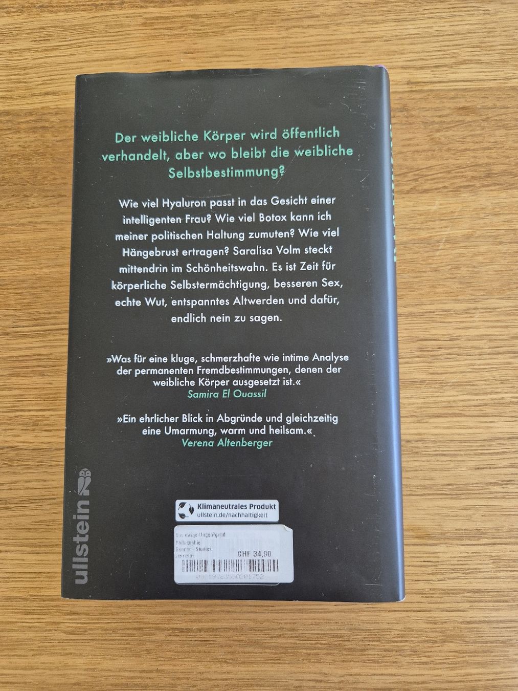 Bücher: Saralisa Volm - Das ewige Ungenügend – Gebraucht aus Bern von miruslav 1