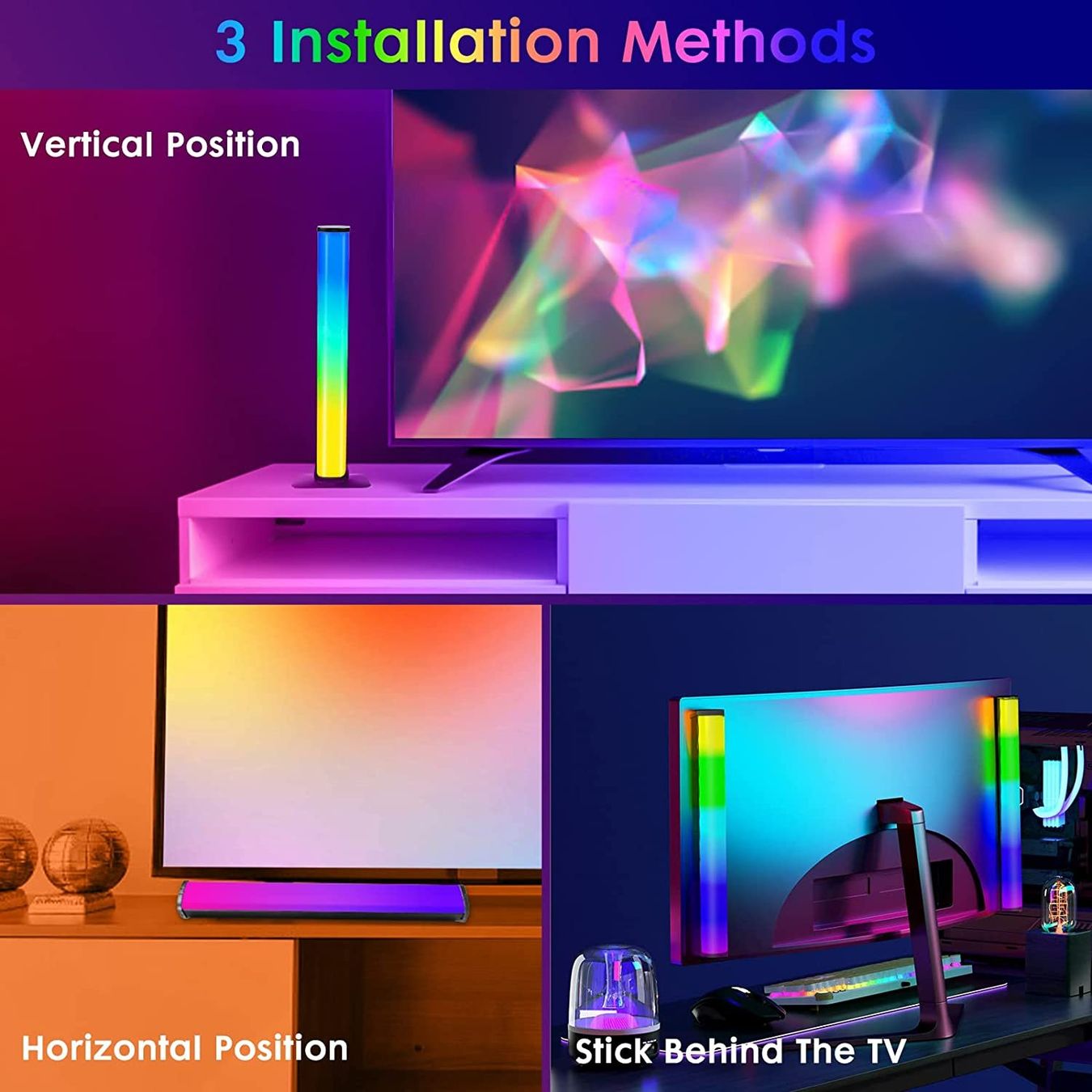 Lampes: LED Lightbar, 2stk Smart RGB – Neuf avec emballage d'origine à Nuglar par SaleRitter 3