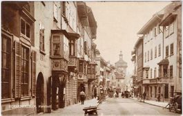 SCHAFFHAUSEN - Vorstadt (mit Leuten) ca. 1915 (SH)