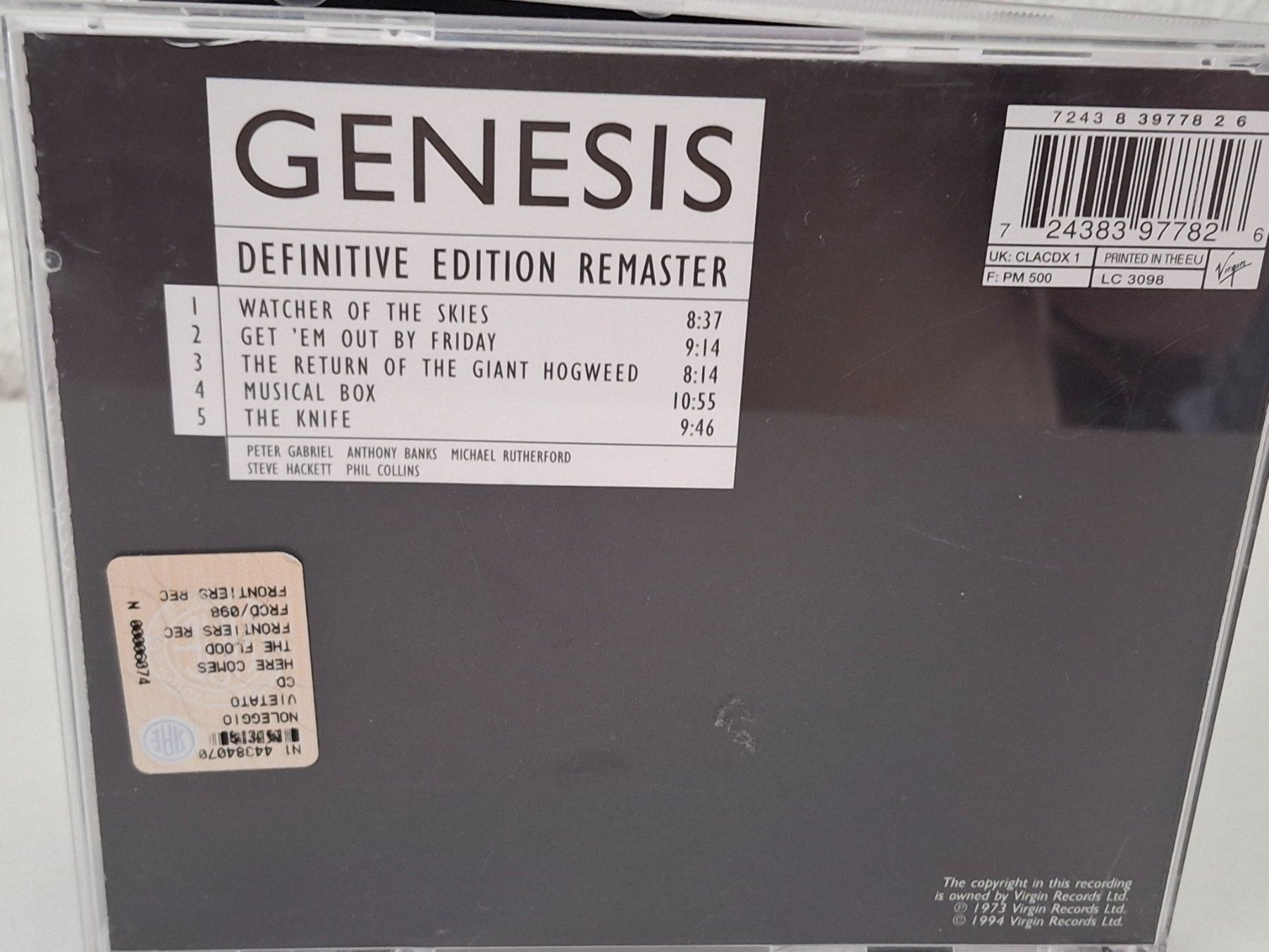 CDs: CD Genesis - Live (Definitive Edition Remaster) – Gebraucht aus Aarberg von Jackup1 1