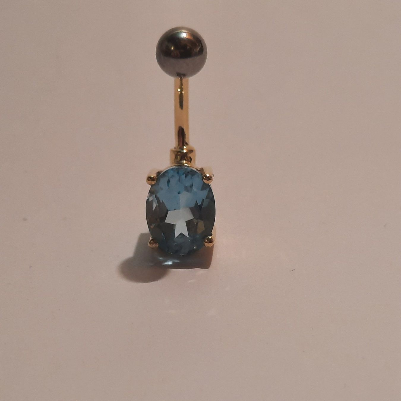 Gioielli per piercing: Gold-Bauchnabelpiercing mit Topas Edelstein – Nuovo (secondo la descrizione) da Unterägeri venduto da Altgoldschmuck 3