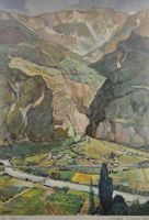 Schulwandbild  V-Tal Viktor Surbek 1956 @stal