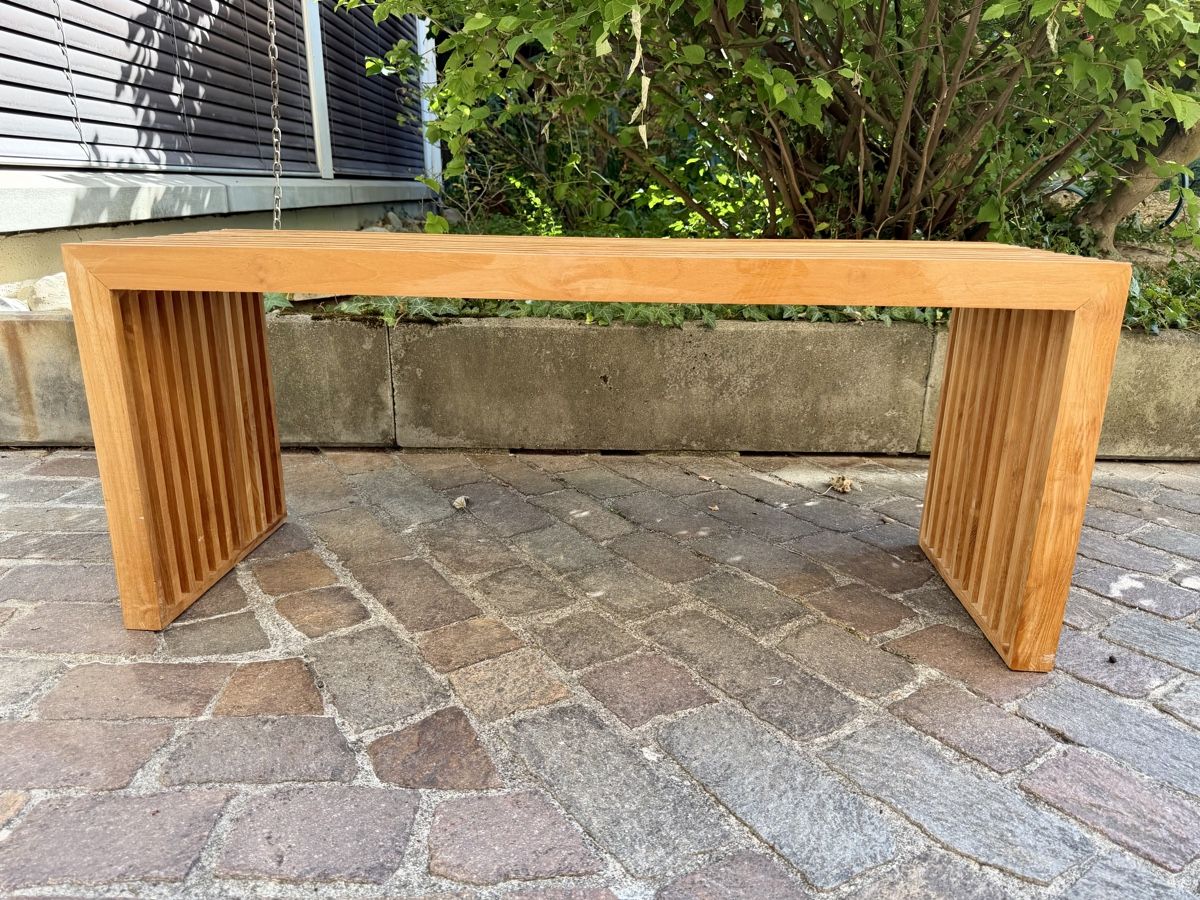 Panchine: Dänische Holzbank im Lamellendesign – Usato da Zürich venduto da hansUeli99 1