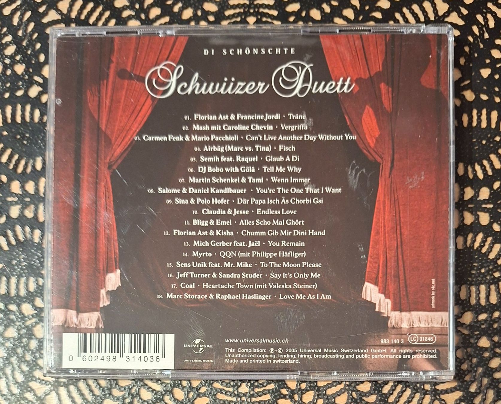 CD: Die Schönschte Schwiizer Duett, CH Hit Compilation 2005 – Usato da Schönenberg TG venduto da Gregolino76 1