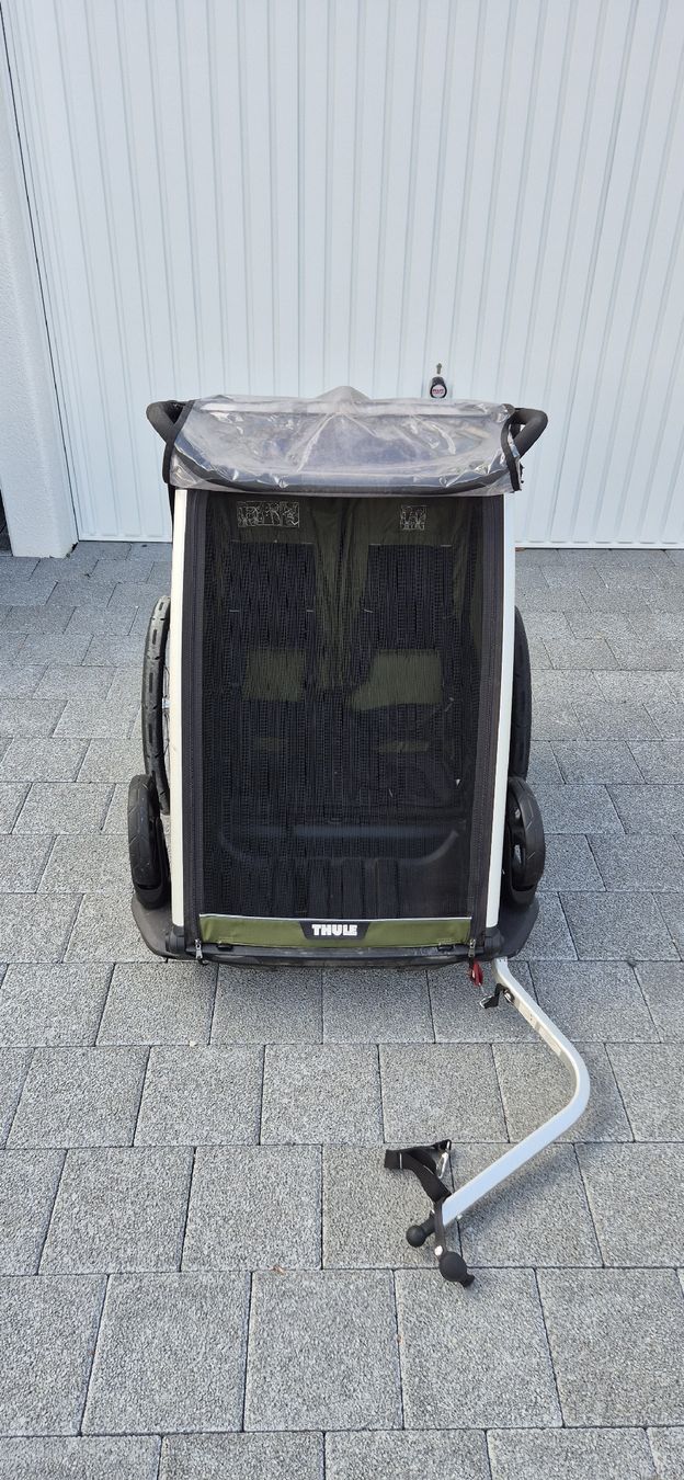 Thule Rimorchi: Thule Chariot CAB 2,  Kinderanhänger, 2-Plätzer – Usato da Safenwil venduto da DHIMH7 3