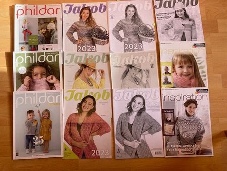 9 livrets modèle tricot