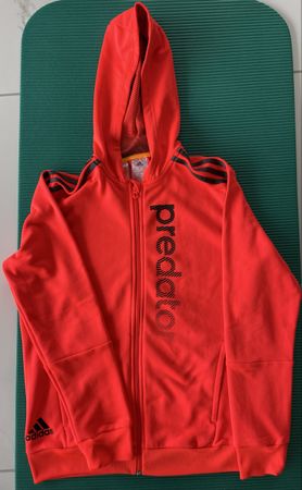 Adidas Predator Jacke Kinder Grösse 164 orange guter Zustand