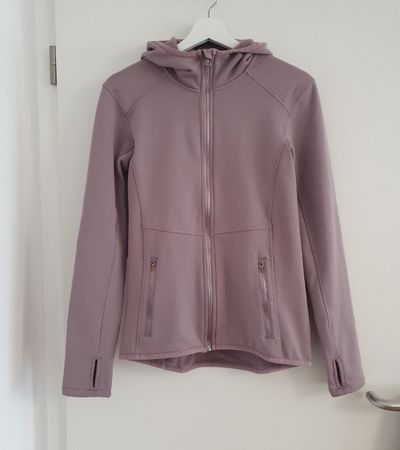 Sportliche Kapuzenjacke, Sportjacke – S/36, flieder, lila