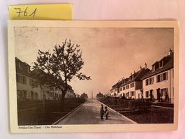 alte Ansichtskarte Freidorf bei Basel, die Mittelaxe, 1929