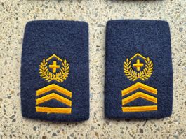 * Gradabzeichen Patten Set Hauptfeldweibel Luftwaffe *