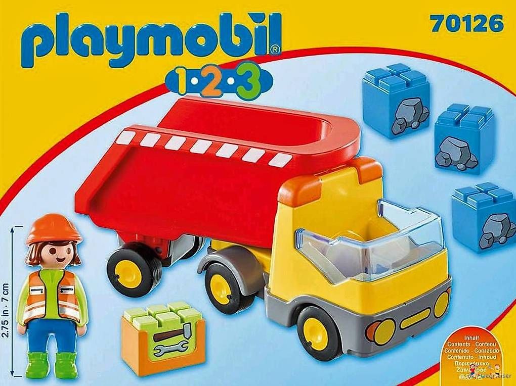 Playmobil Giocattoli: Playmobil 1.2.3 Kipplaster 70126 – Nuovo e nell'imballaggio originale da Birsfelden venduto da der-Wegweiser 5