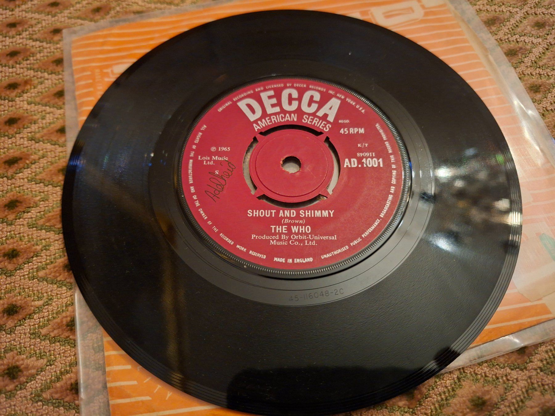 Dischi in vinile: Rare 7" - The Who - My Generation - 1965 – Usato da Bernex venduto da Wannabehasbeen01 5