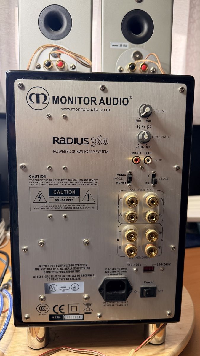 Monitor Audio Lautsprecher: Monitor Audio Radius 90 mit Sub Radius 360 – Gebraucht aus Wallisellen von Ada92 4