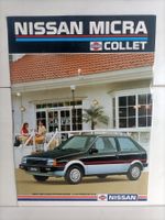 Brochure Catalogue Nissan Micra collet 1985 (Suisse)