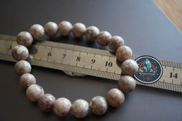 Versteinerte Koralle 10mm Kugel Armband    ab  1.-   Auktion