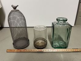 Vase, Glasbehälter, Deko, siehe weitere Angebote
