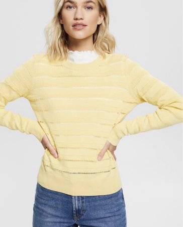Gestrickter Pullover aus Bio-Baumwolle