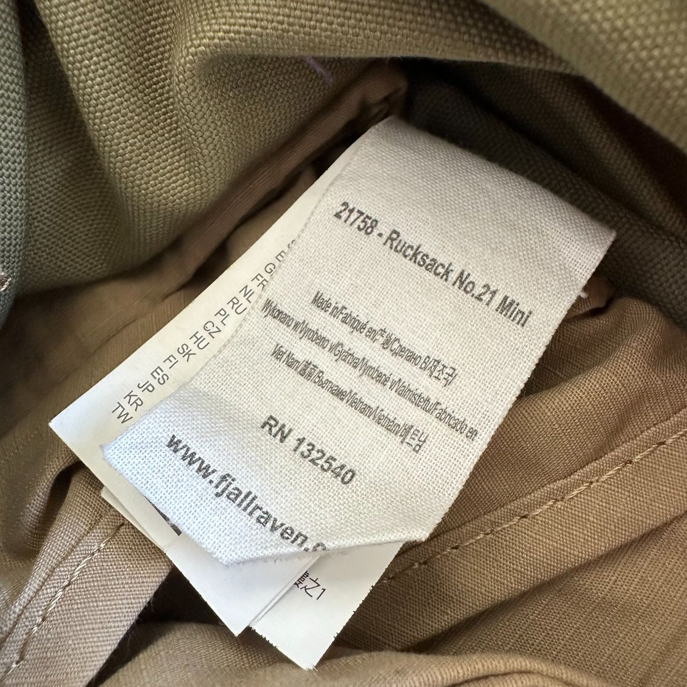 Zaini: Fjällräven Rucksack No.21 Mini (21758) – Usato da Luzern venduto da fairflip 2