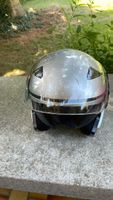 Motorradhelm silber Grösse L fast nie gebraucht.