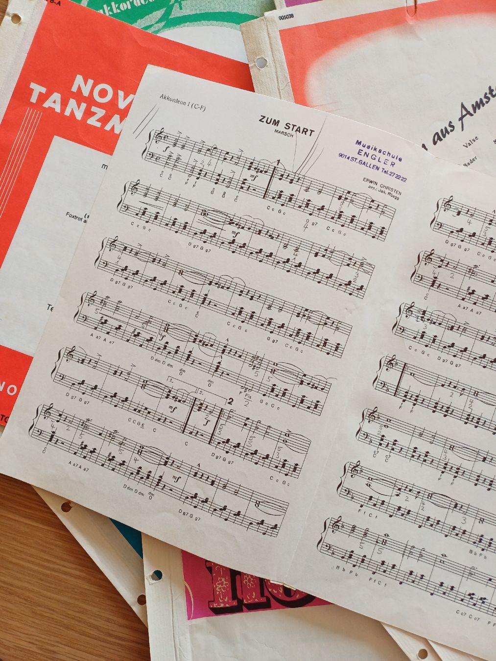 Strumenti musicali: Handorgel-Notenblätter-Sammlung: Schlager, Walzer, Oldies – Usato da Amriswil venduto da SANNamerino 4
