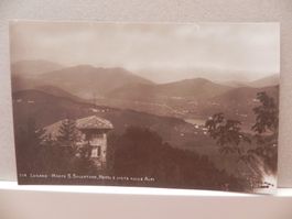 AK alte Postkarte Lugano-Monte S.Salvatore, Hotel e vista
