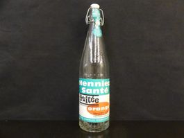 alte Flasche HENNIEZ SANTÉ FRUITÉE 1968 ORANGE