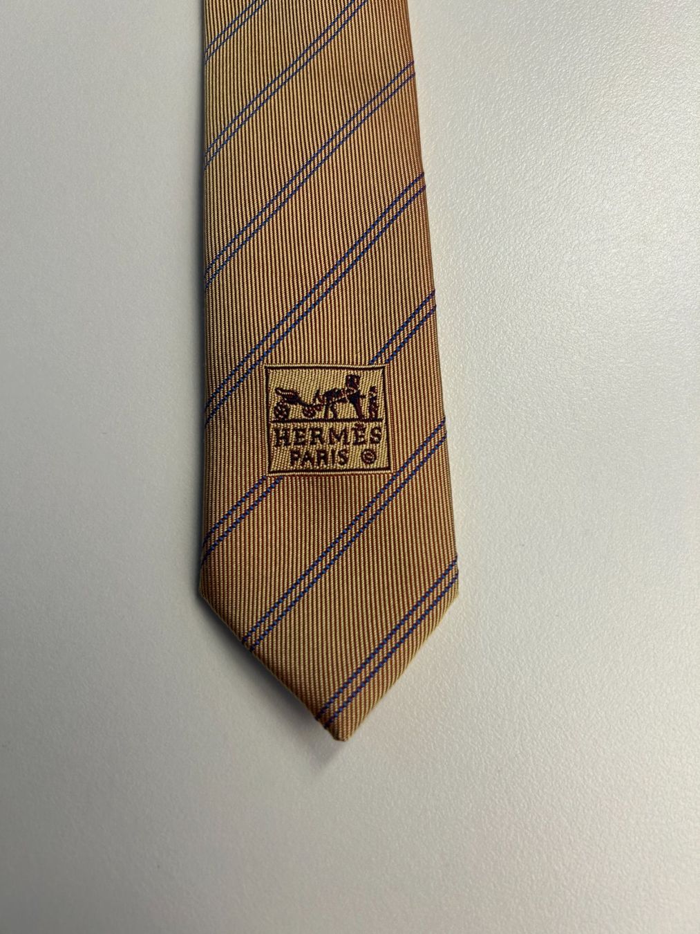 Hermès Krawatten: Hermes Taft gestreifte Krawatte – Neu (gemäss Beschreibung) aus Bern von kurtikobolt74 3
