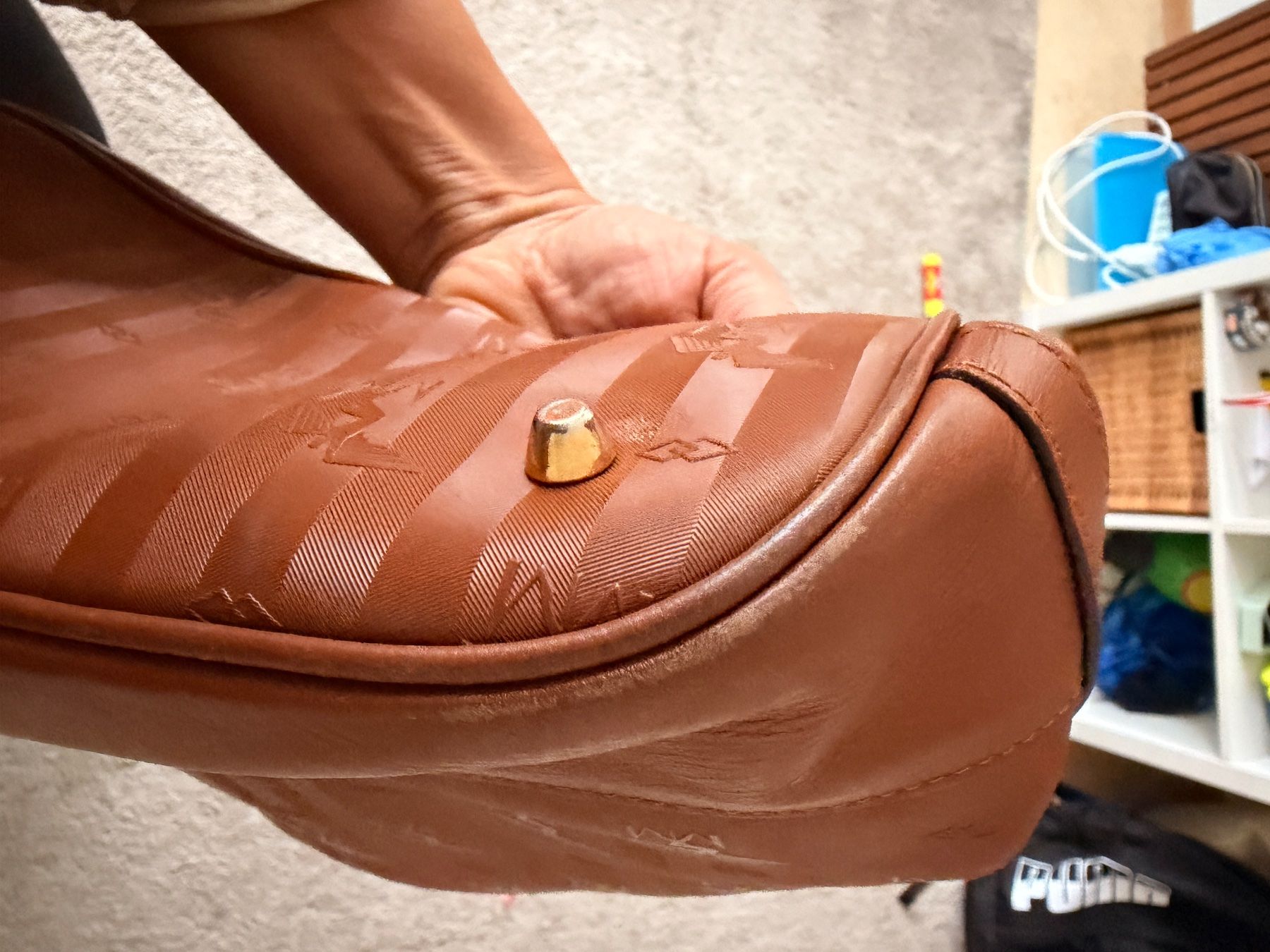 Borse da donna: Maison Mollerus Beuteltasche Leder cognac Farbe – Usato da Bern venduto da IlaCo 6